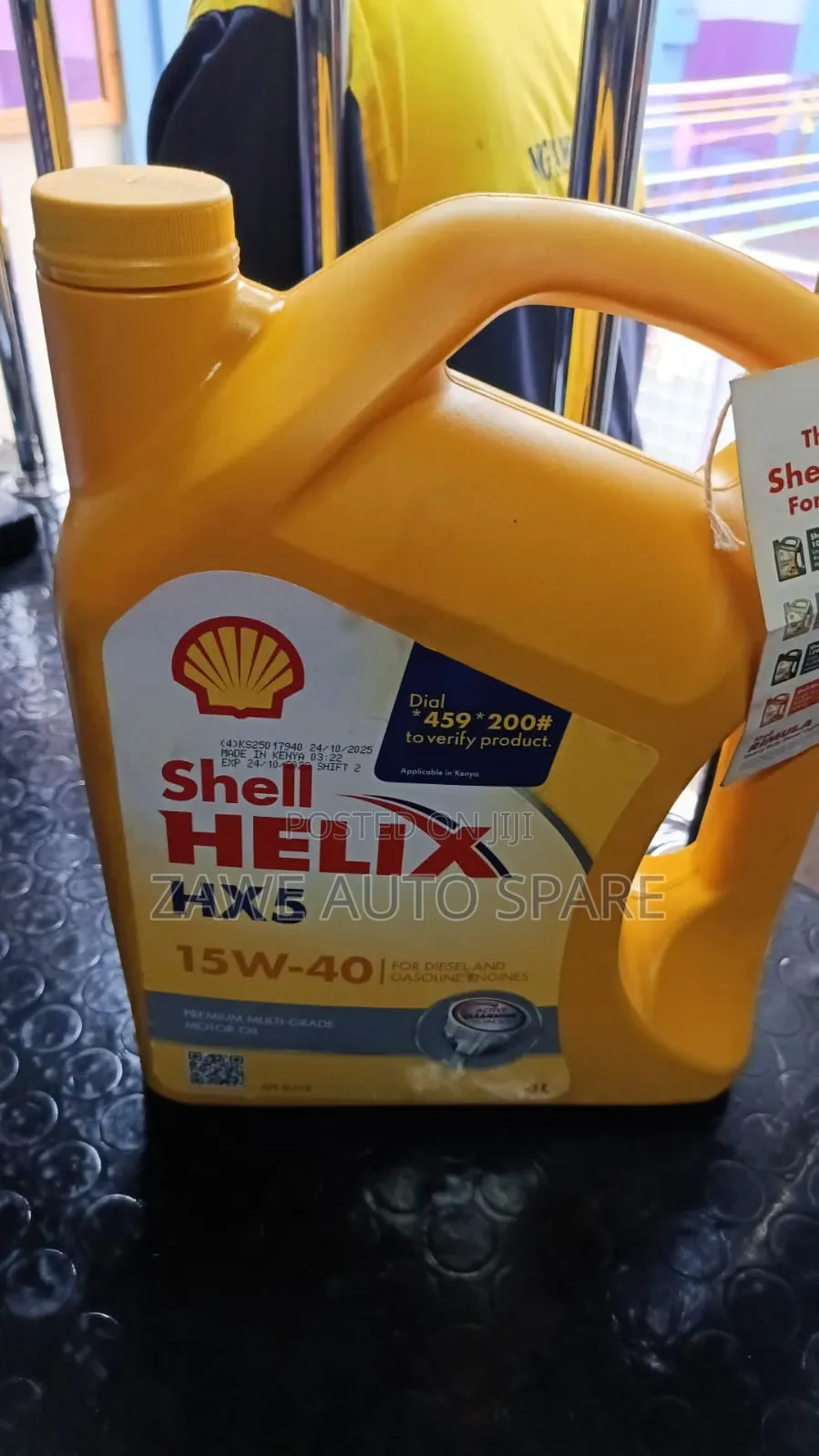 Engine Oil Shell Helix Hx5 15w-40 4 Litres