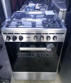 60*60 VON Cooker 3 Gas + 1 Electric Standing Cooker