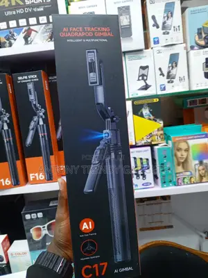 C17 Smart AI Face Tracking Selfie Stick Tripod Stand for Smartphones