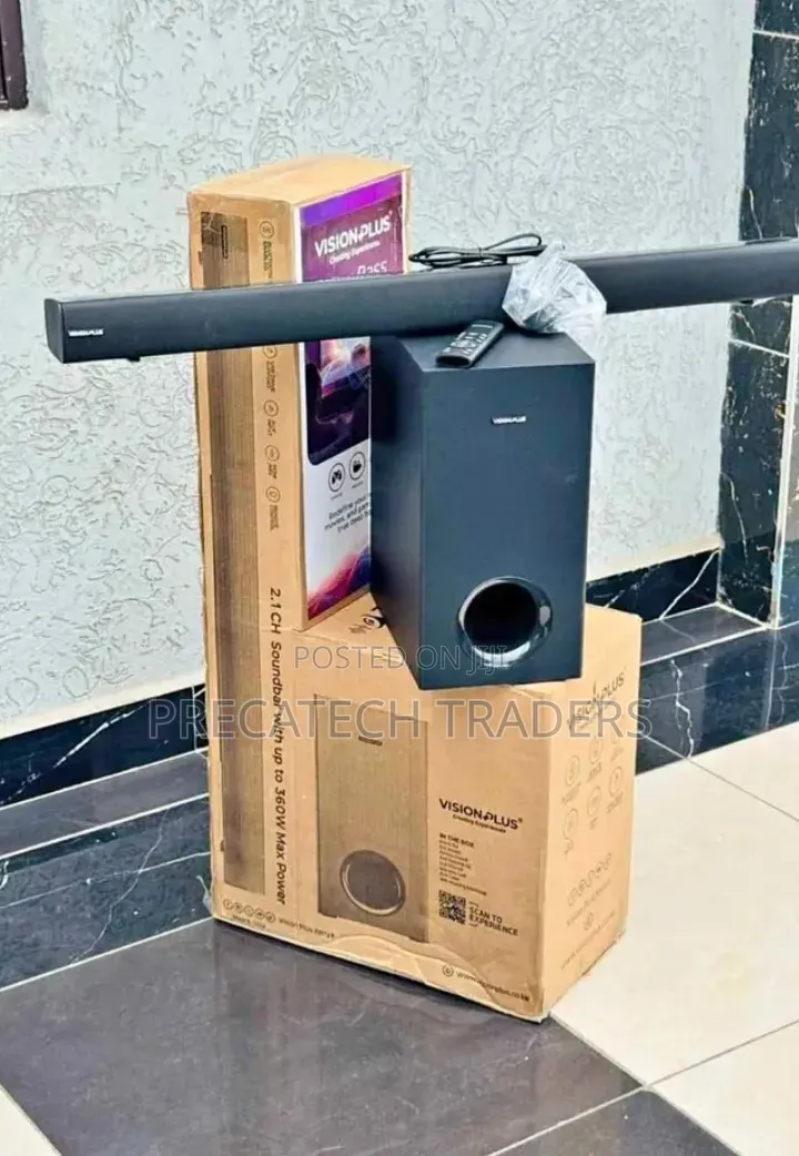 Vision Plus 360W Wireless Soundbar – Powerful Bass