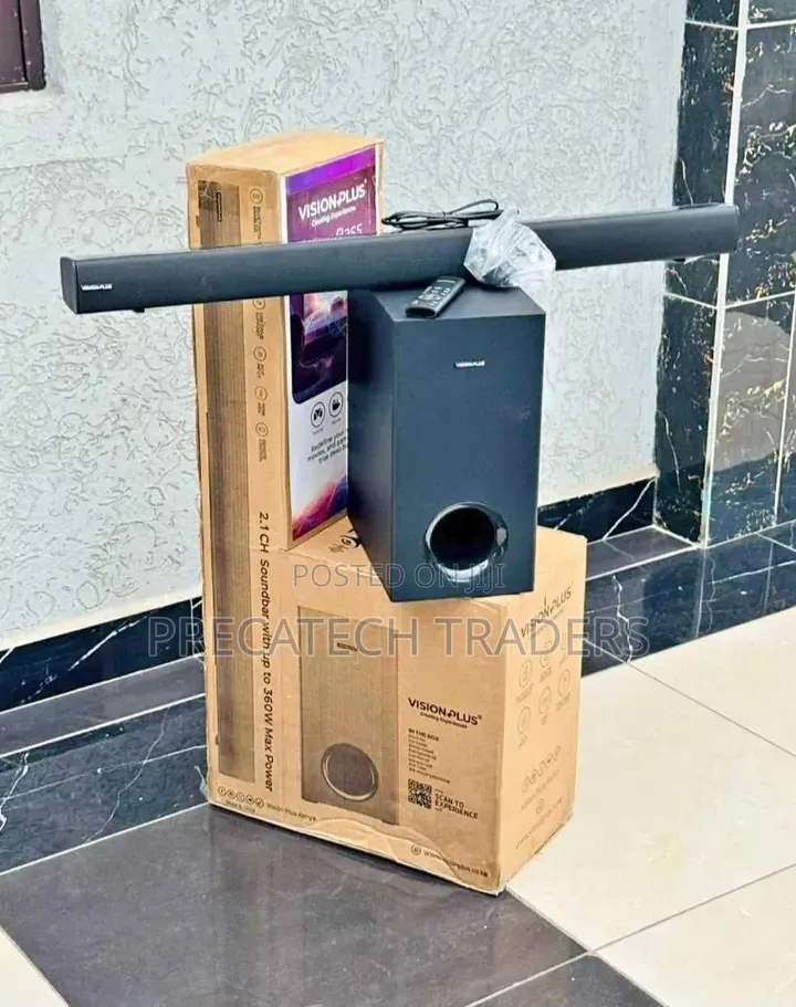 Vision Plus Soundbar 360W – Bluetooth Home Entertainment