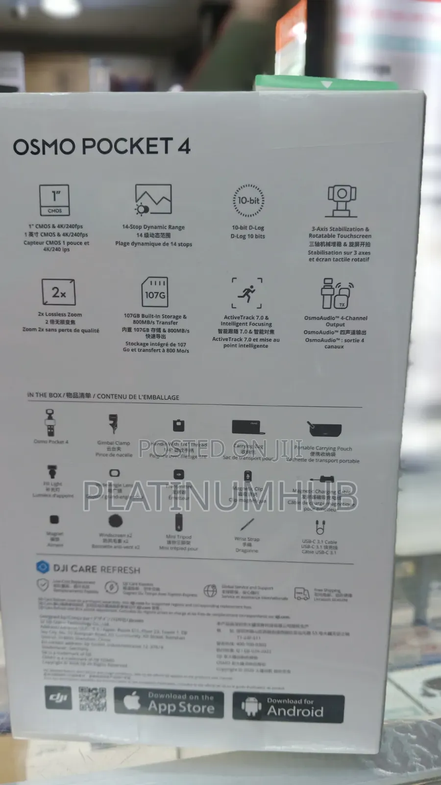 Osmo POCKET4 Creator Bundle Combo DJI Camera