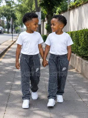 Classic Boys Clothing Sets-Trouser+Tshirt