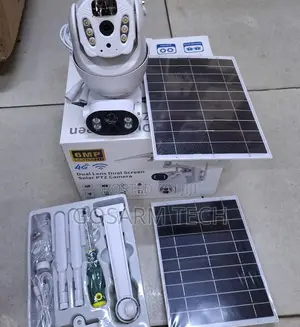 6MP Ubox Dual Lens 4G Solar Camera Full Color With 2 WayAudio