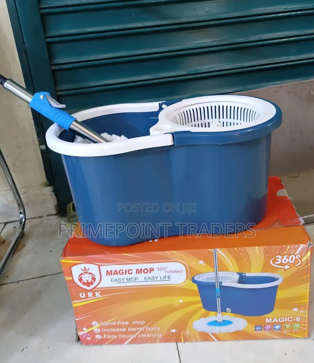 360° Metallic Spin Mop – Deep Clean Every Corner