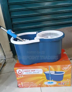 360° Metallic Spin Mop – Deep Clean Every Corner