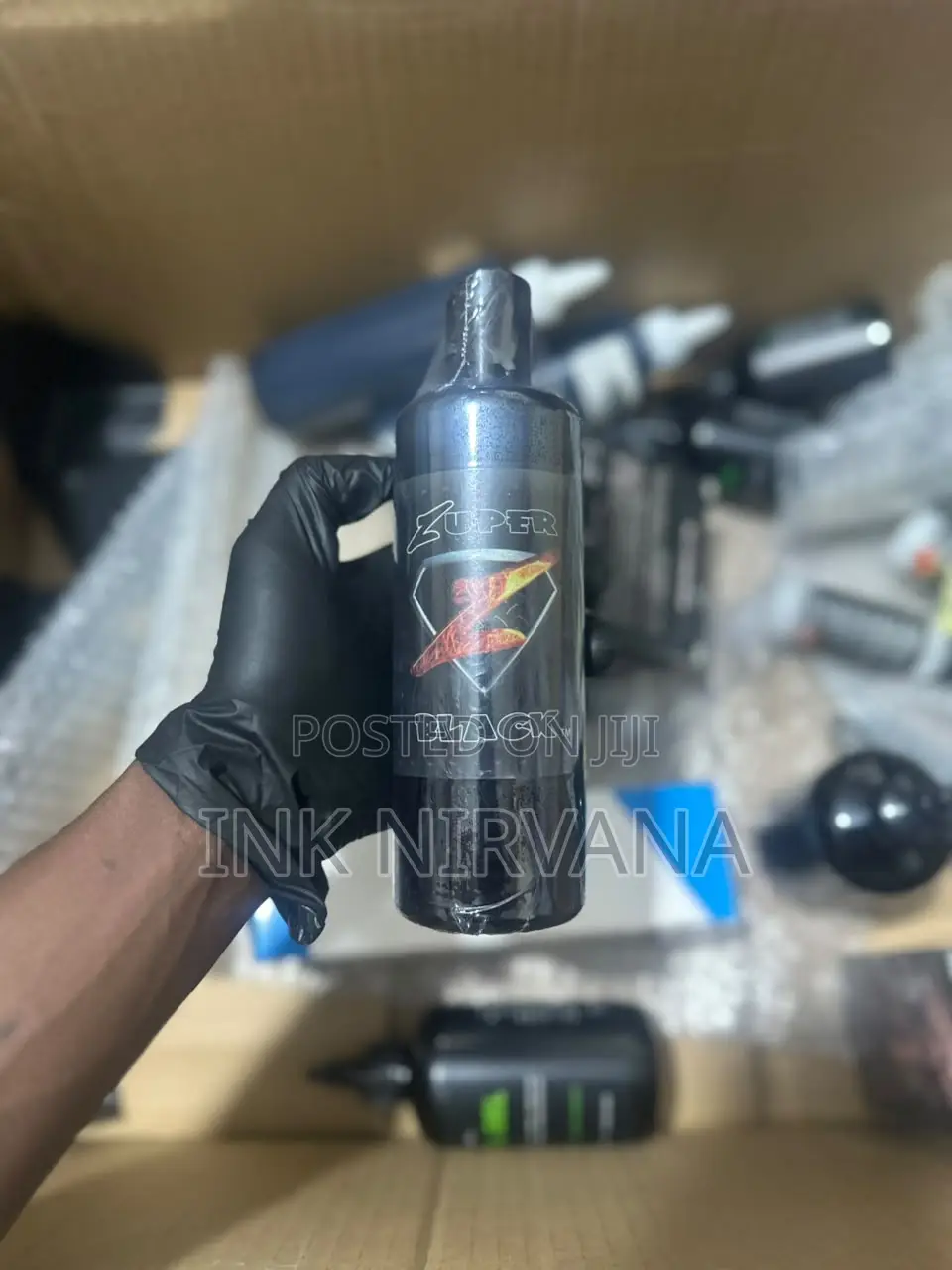 Zuper Black 1 12oz 360ml Tattoo Ink