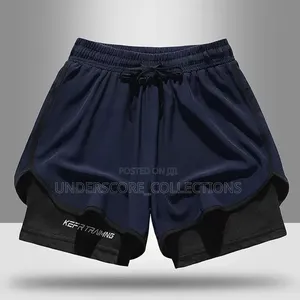 Unisex Two in One Gym Shorts