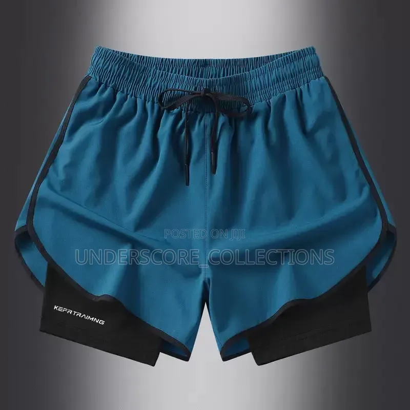 Unisex Two in One Gym Shorts