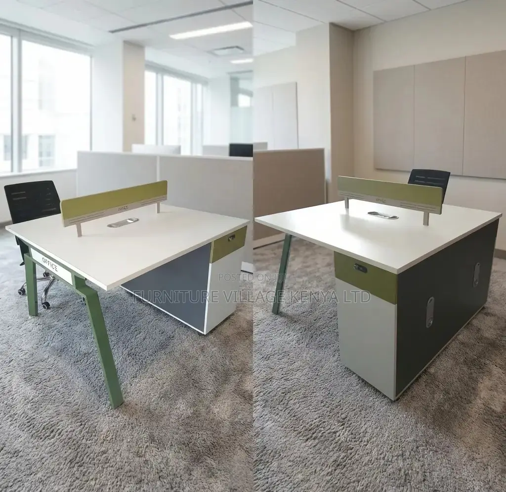 Workstation; Modern Office Workstation Desk for Two
