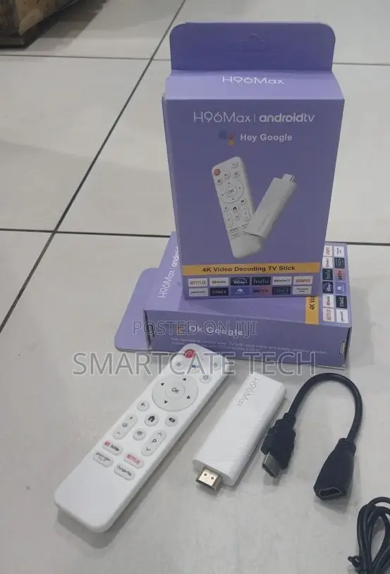 H96 Max 4K Smart TV Stick – Android 14, 2GB+16GB