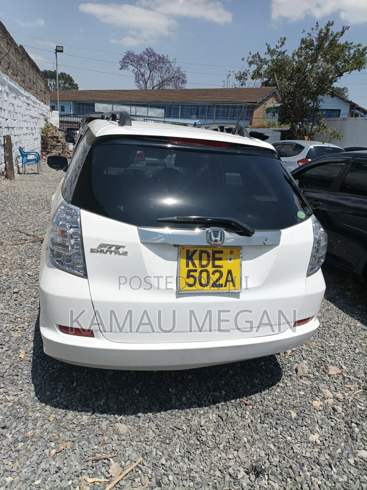Honda Fit Shuttle 2014 White