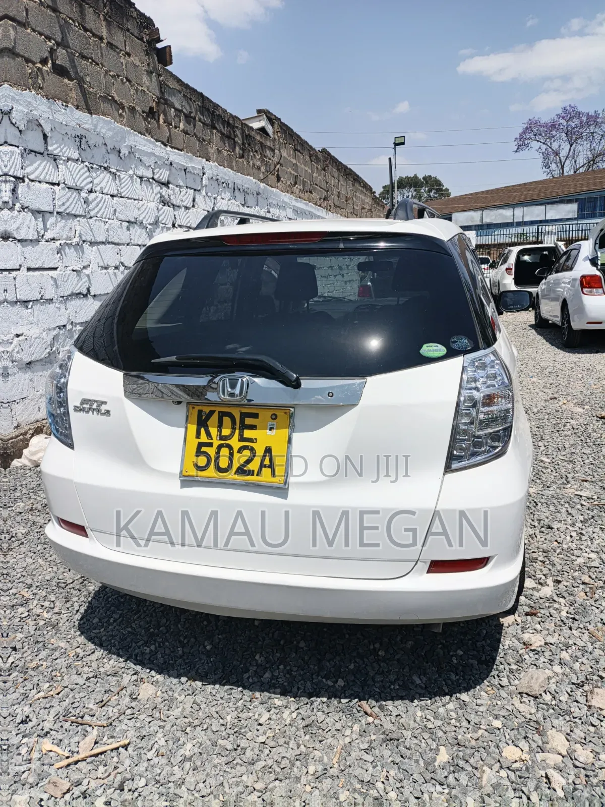 Honda Fit Shuttle 2014 White