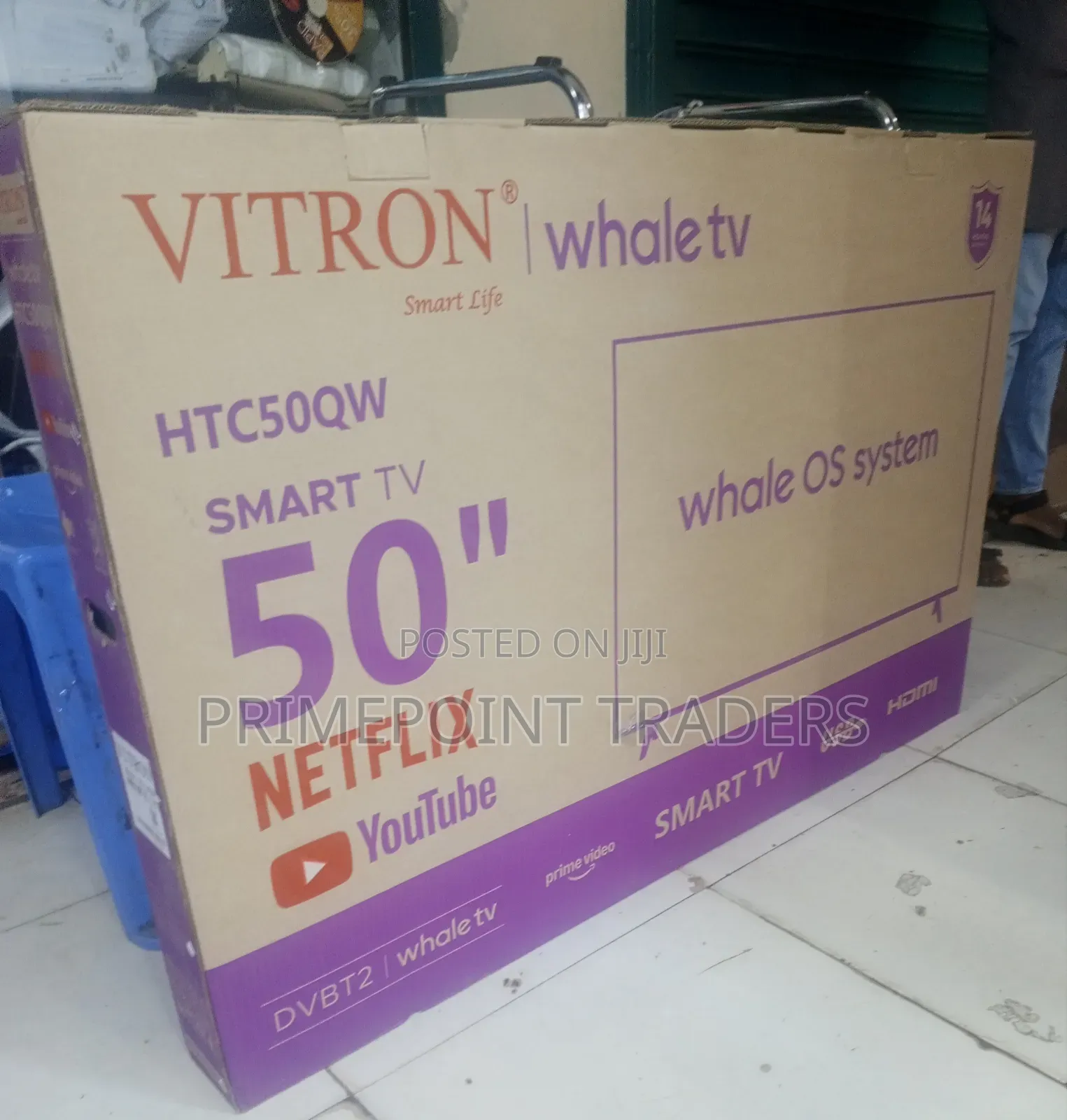 Vitron 50” Whale Smart TV – Modern Home Entertainment