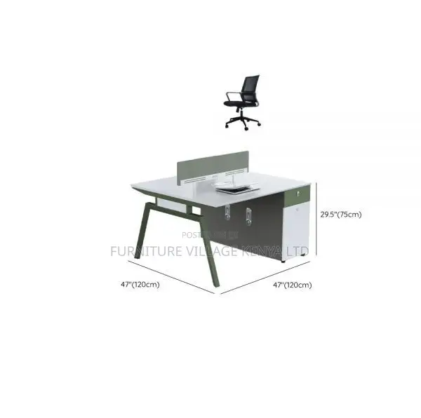 Workstation; Modern Office Workstation Desk for Two