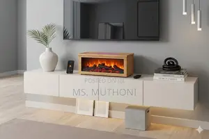 Wood-Grain Fireplace Flame Effect Essential Oil Diffuser / Humidifier