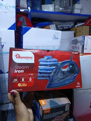Ramtons Steam Iron Box 1600W – Non-Stick Soleplate