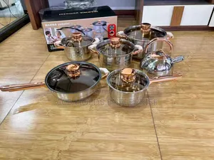 Induction Enabled - 12pc Stainless Steel Cookware Sets