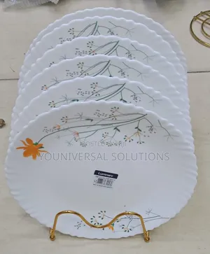 *Set of 6 Luminarc Ziva Peach Plates
