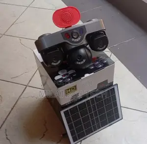4G Triple Lens Solar PTZ CCTV Camera With Siren