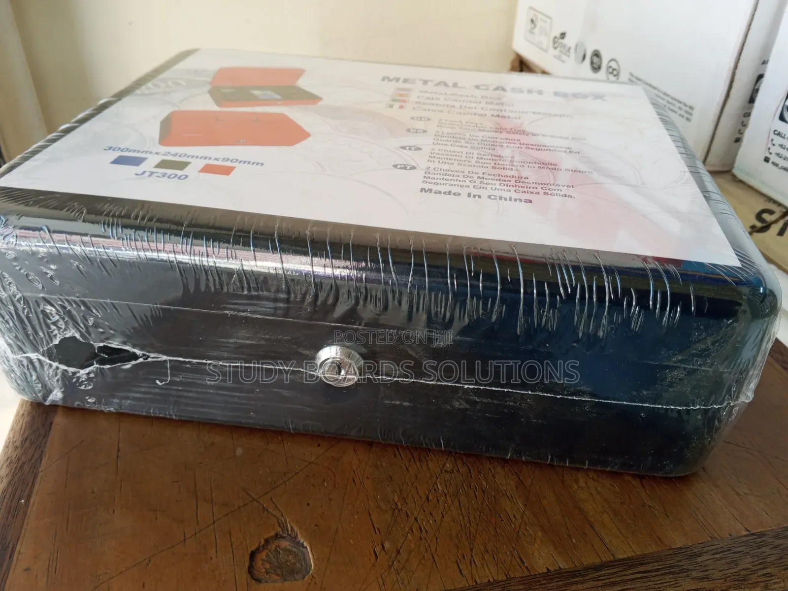 12-Inch Heavy-Duty Metal Cash Box – Keep Your Cash Safe & Organized
