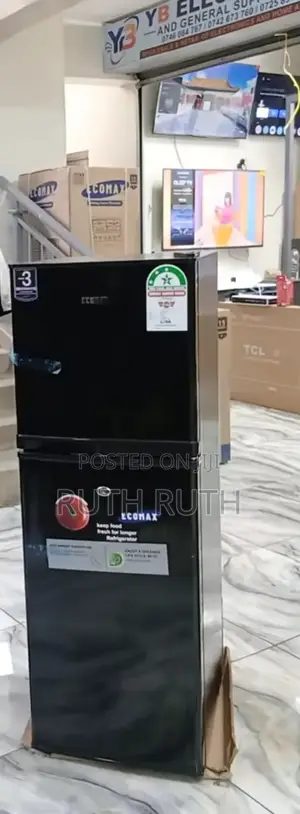 Ecomax 138litres Double Door Fridge