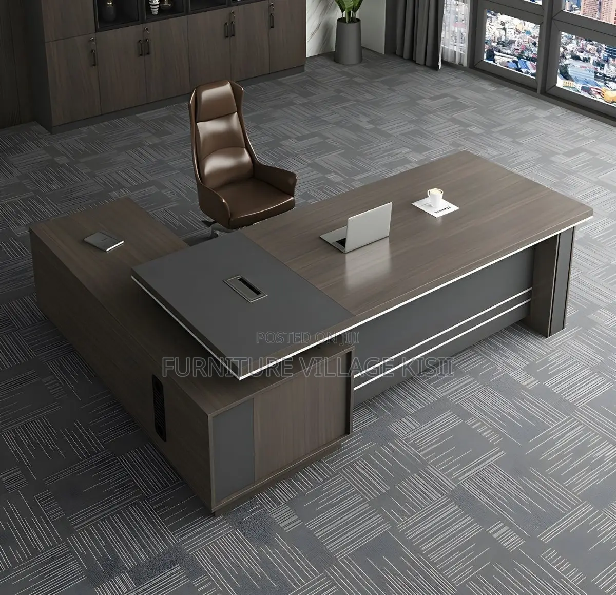 Office Desk;Executive L-Shaped Office Desk 1600mm