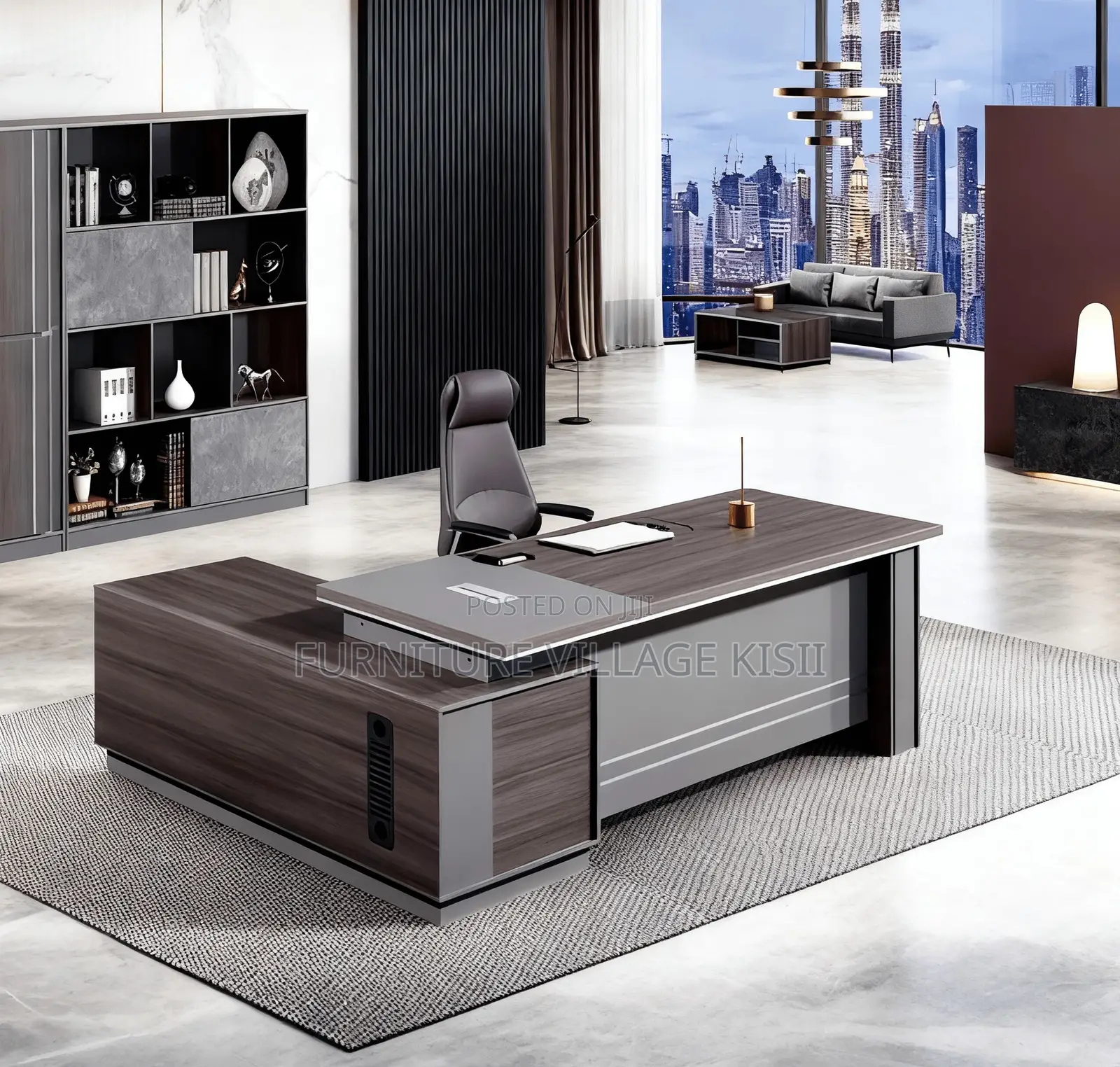 Office Desk;Executive L-Shaped Office Desk 1600mm