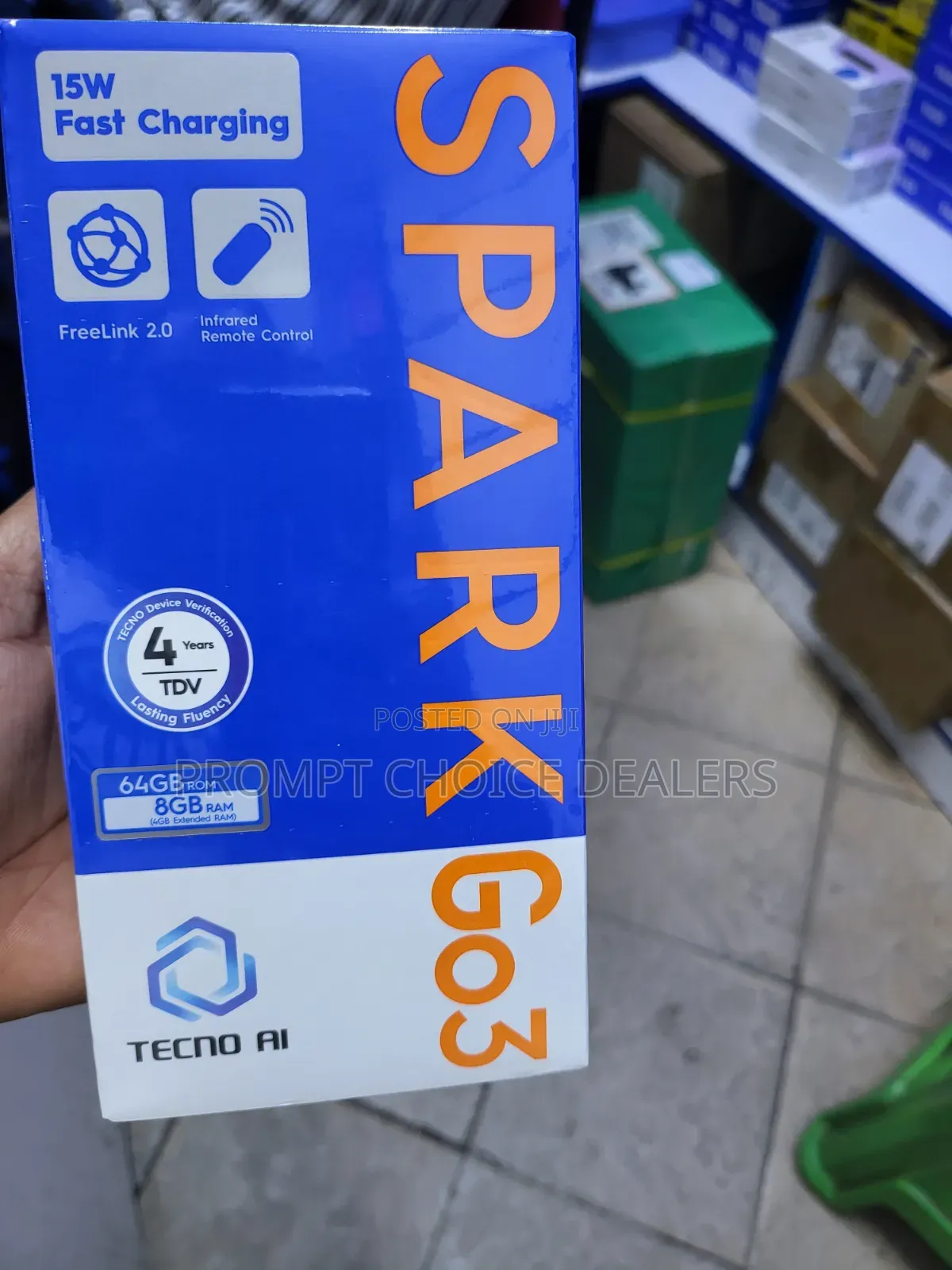 New Tecno Spark Go 3 64 GB Black