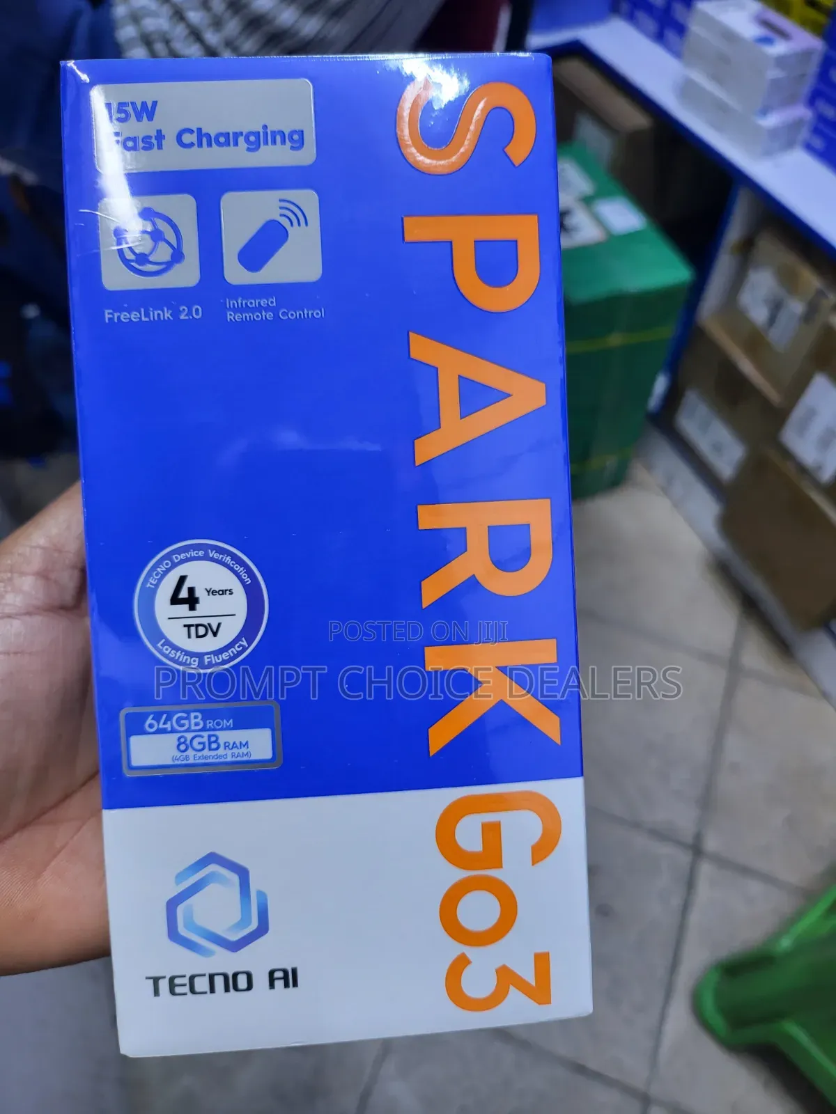 New Tecno Spark Go 3 64 GB Black