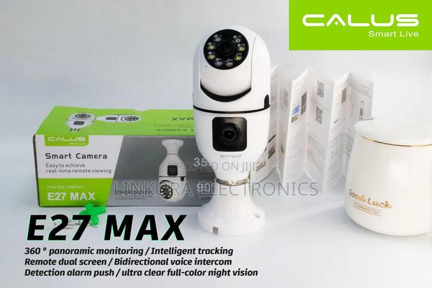 Calus E27 MAX Dual Lens Smart WiFi Camera – Brand New, Free Delivery