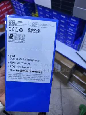 New Tecno Spark Go 3 64 GB Black