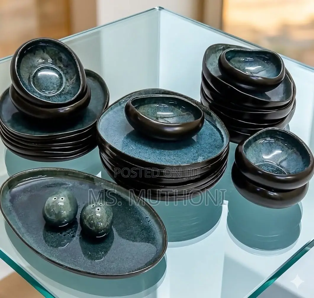 Modeen Dining 27 PCs Premium Glazed Stoneware/Ceramic