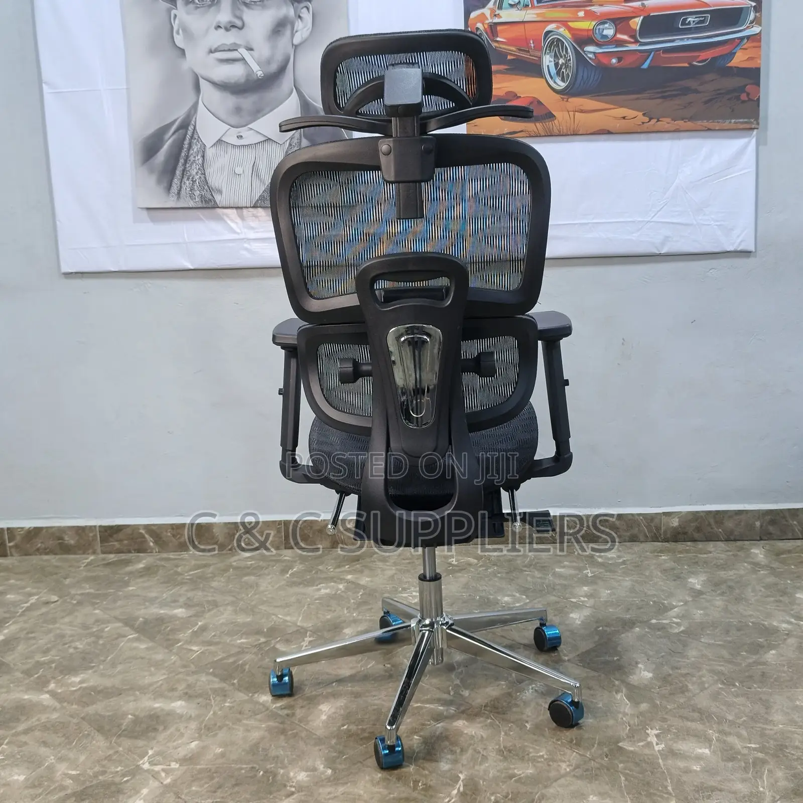 Orthopedic Ergonomic Mesh Conference Chair.