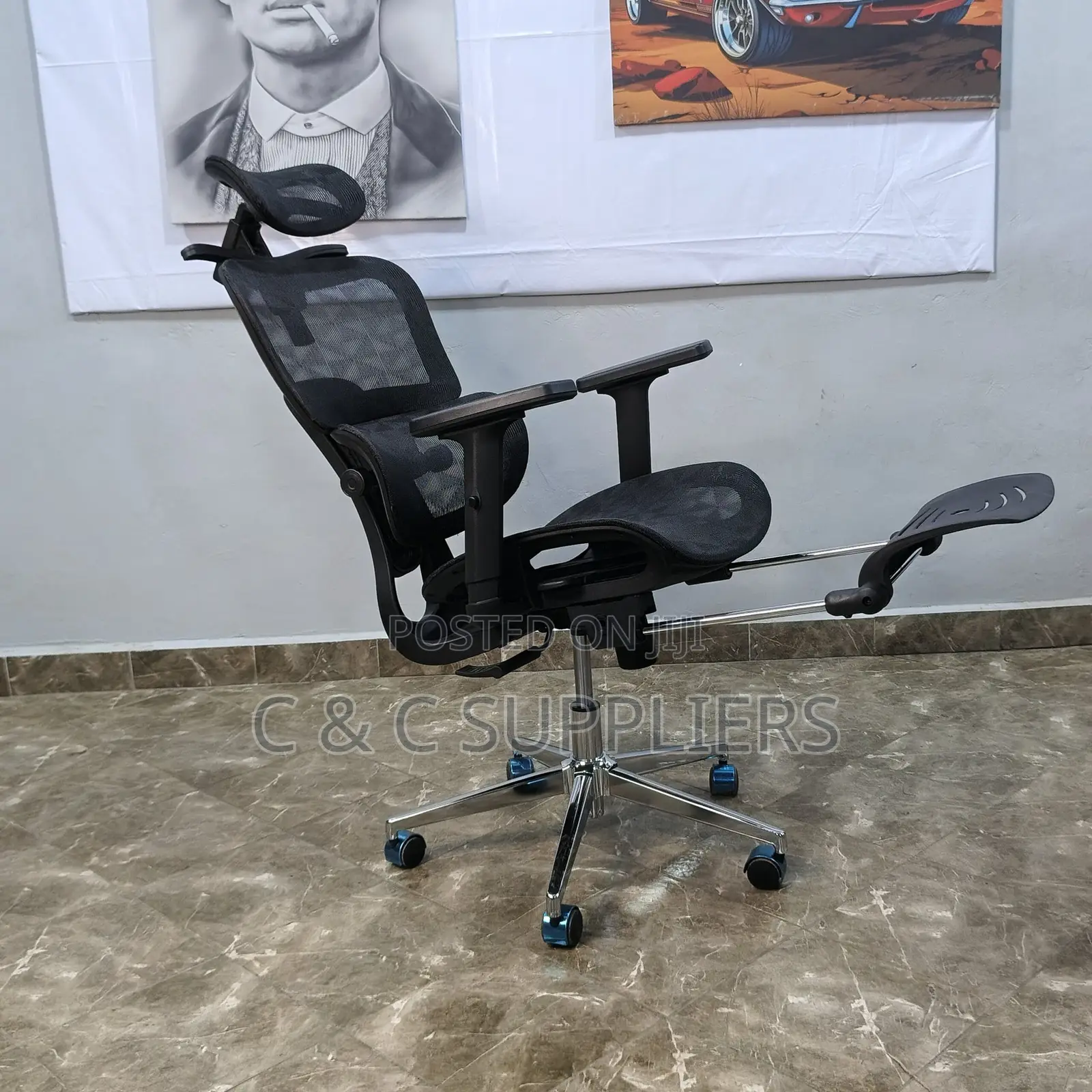 Orthopedic Ergonomic Mesh Conference Chair.