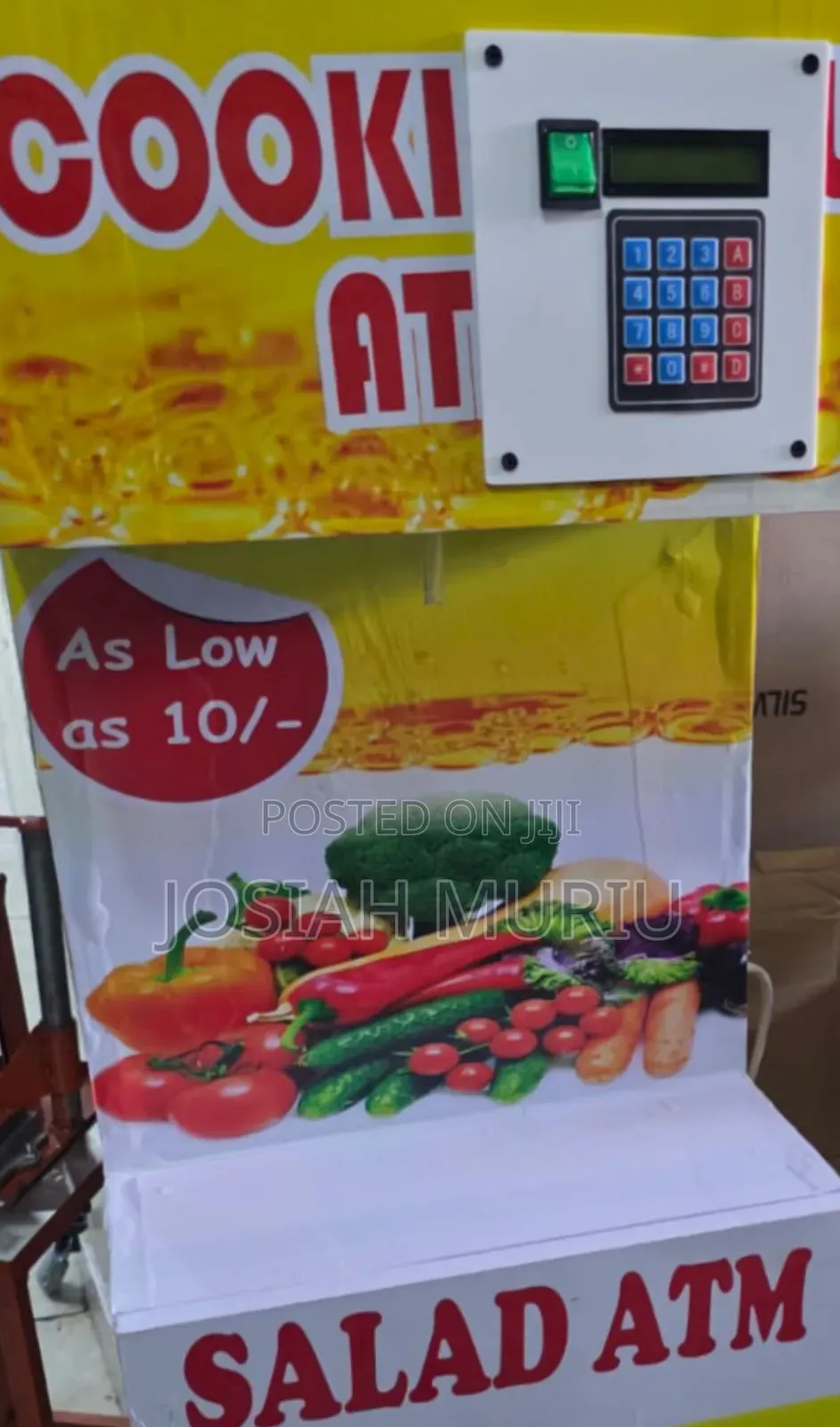 Modern Salad Vending Machine