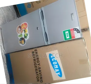 🔥🔥Ecomax 118 Litres Dark Silver Double Door Refrigerator
