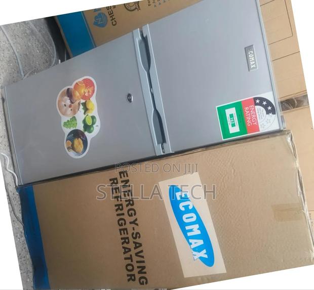 🔥🔥Ecomax 118 Litres Dark Silver Double Door Refrigerator
