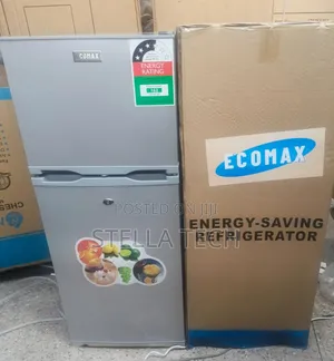 🔥🔥Ecomax 118 Litres Dark Silver Double Door Refrigerator
