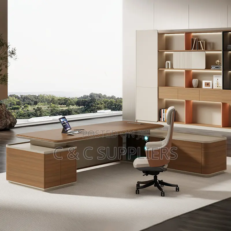 Modern C&C Boss Table-2400mm