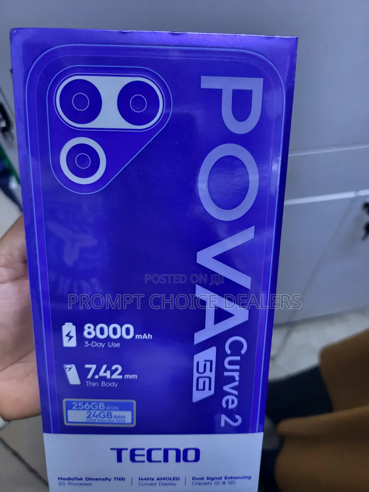 New Tecno Pova Curve 2 5G 256 GB Black