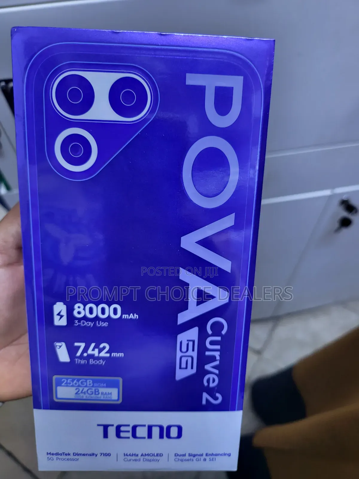 New Tecno Pova Curve 2 5G 256 GB Black