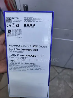 New Tecno Pova Curve 2 5G 256 GB Black