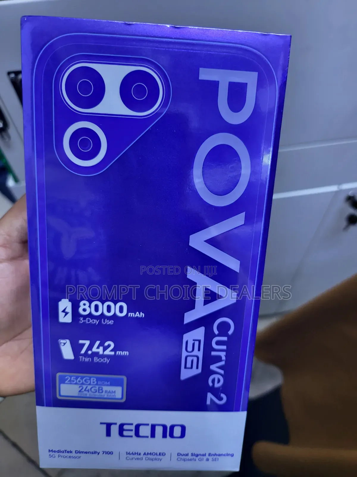 New Tecno Pova Curve 2 5G 256 GB Black