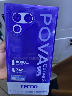 New Tecno Pova Curve 2 5G 256 GB Black