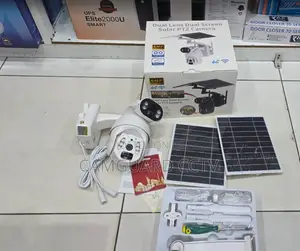 6MP 4G Dual Lens Dual Screen Solar PTZ Security CCTV Camera (UBox App)