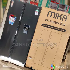 Mika 595L No Frost Double Door Fridge – Side-by-Side Refrigerator