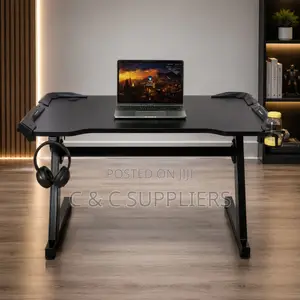 Modern Black Generic Gaming Desk-1.4m