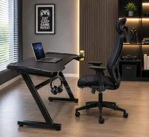 Modern Black Generic Gaming Desk-1.4m
