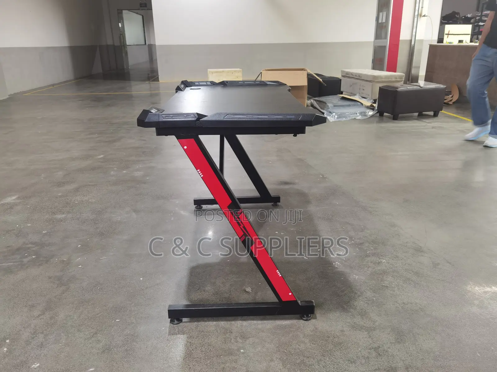 Modern Black Generic Gaming Desk-1.4m
